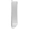 Ekena Millwork Rams Head Architectural Grade PVC Pediment (Urn Ships Unattached in Box), 60"W x 15"H x 2-3/4"P PEDPS060X150RHP00 - alternate 6
